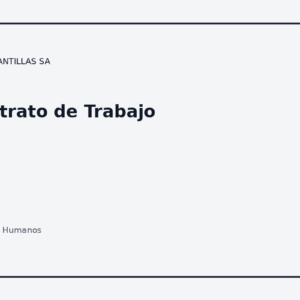 Contrato de Trabajo