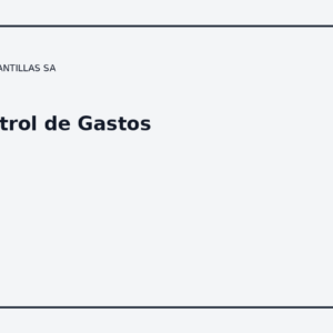 Control de Gastos