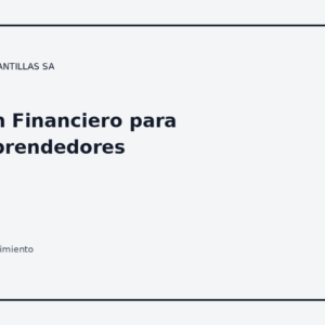 Plan Financiero para Emprendedores